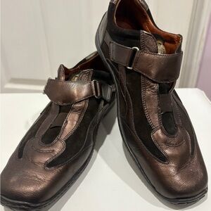 Sporto Men's Metallic Brown and Black Loafers